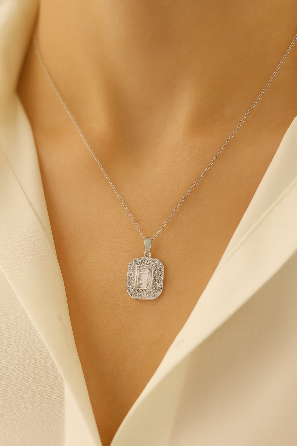 Baget Çelik Kolye 45cm