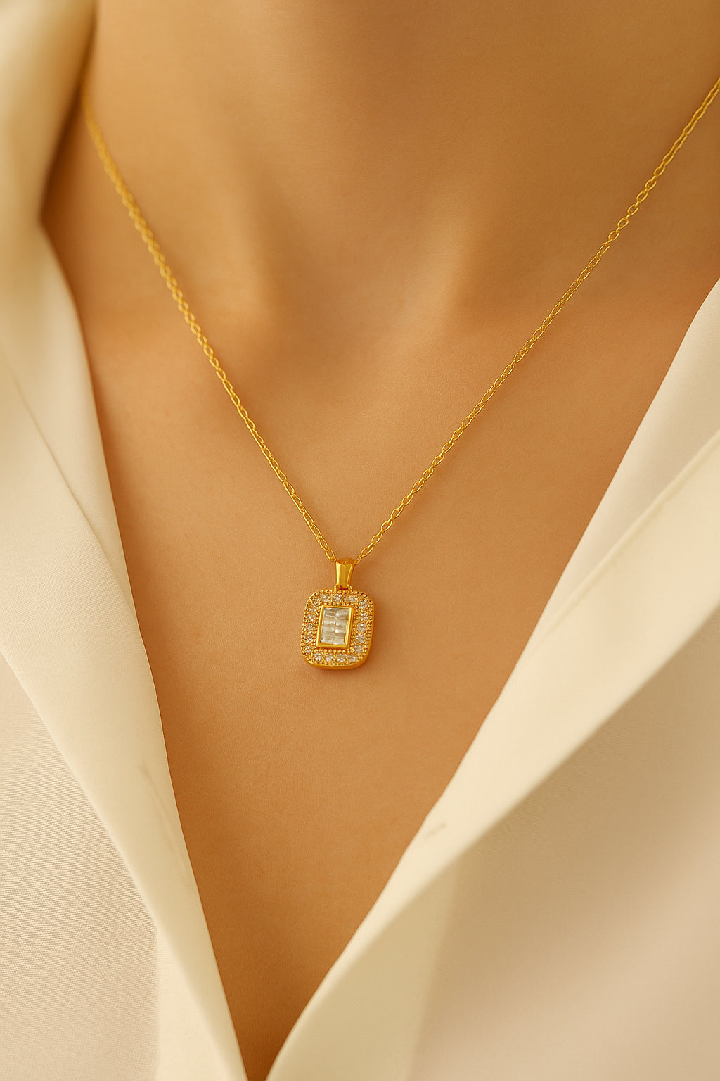 Baget Çelik Kolye 45cm