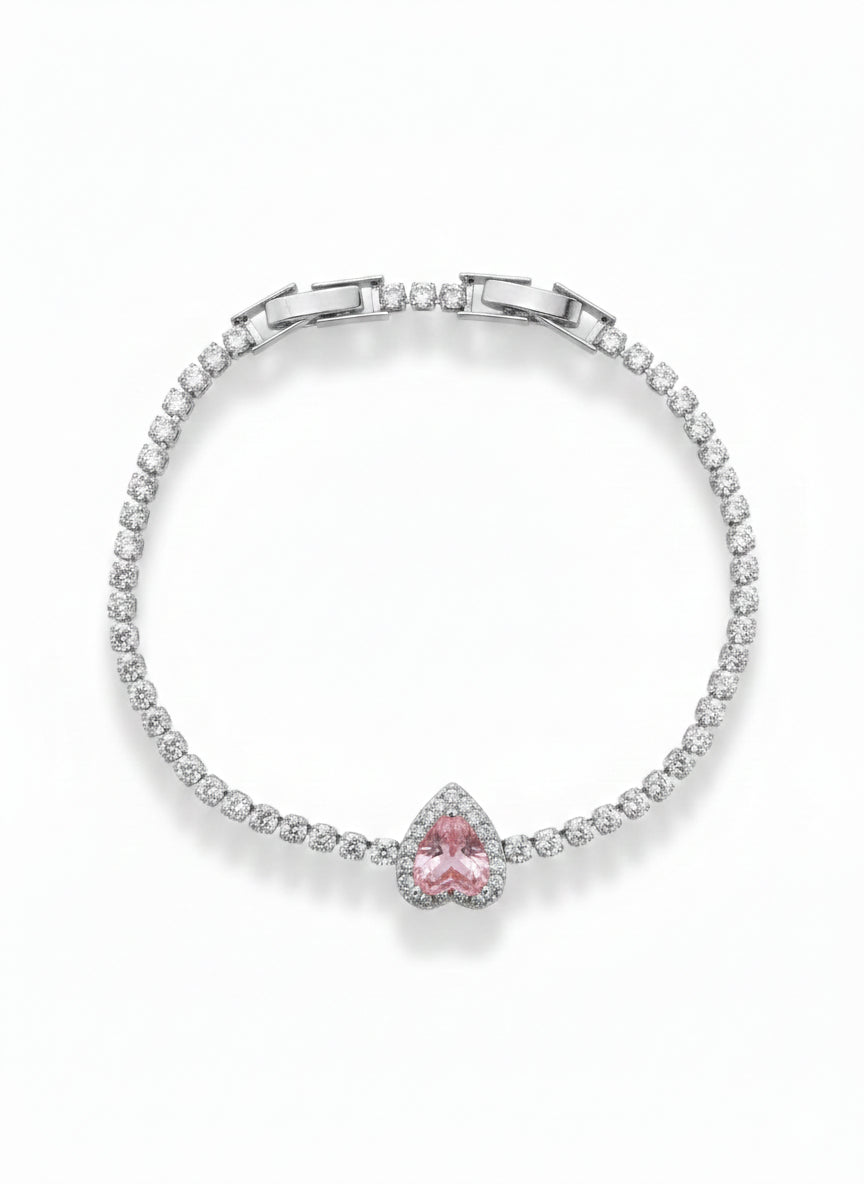 Bella Rose Heart Bileklik