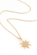 Yıldız Detaylı Çelik Kolye