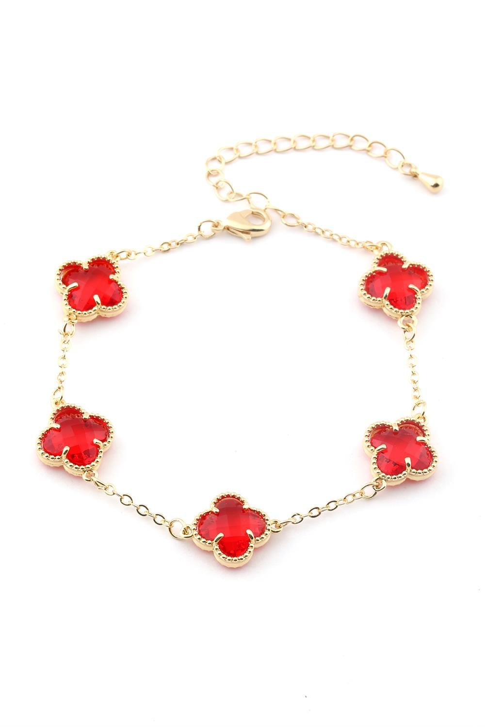 Yonca Detaylı Çelik Bileklik