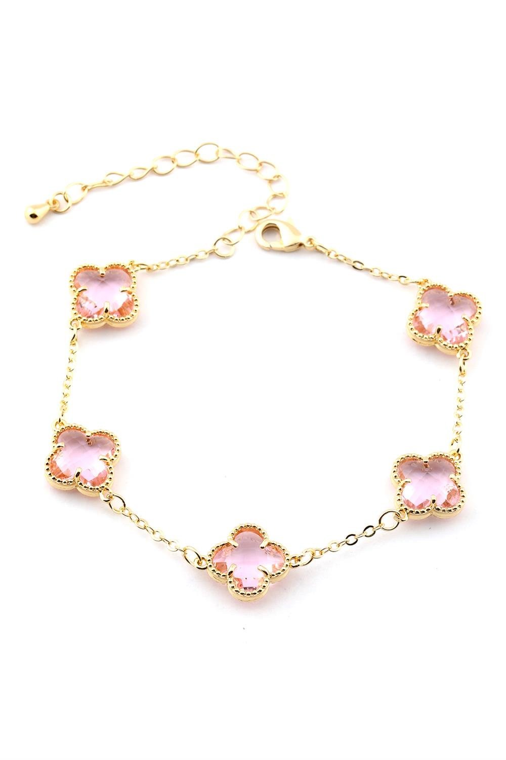 Yonca Detaylı Çelik Bileklik