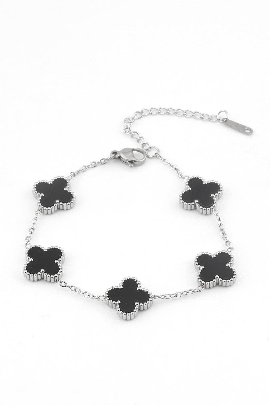 Yonca Detaylı Çelik Bileklik