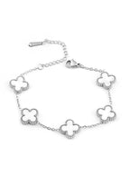 Yonca Detaylı Çelik Bileklik