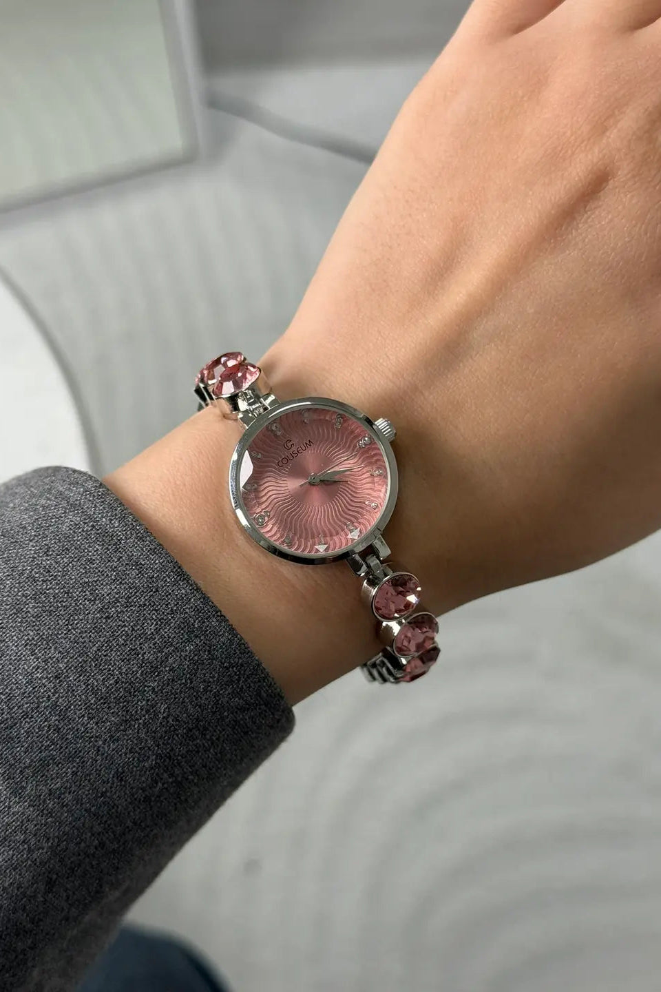 Taşlı Kordon Kadın Kol Saati