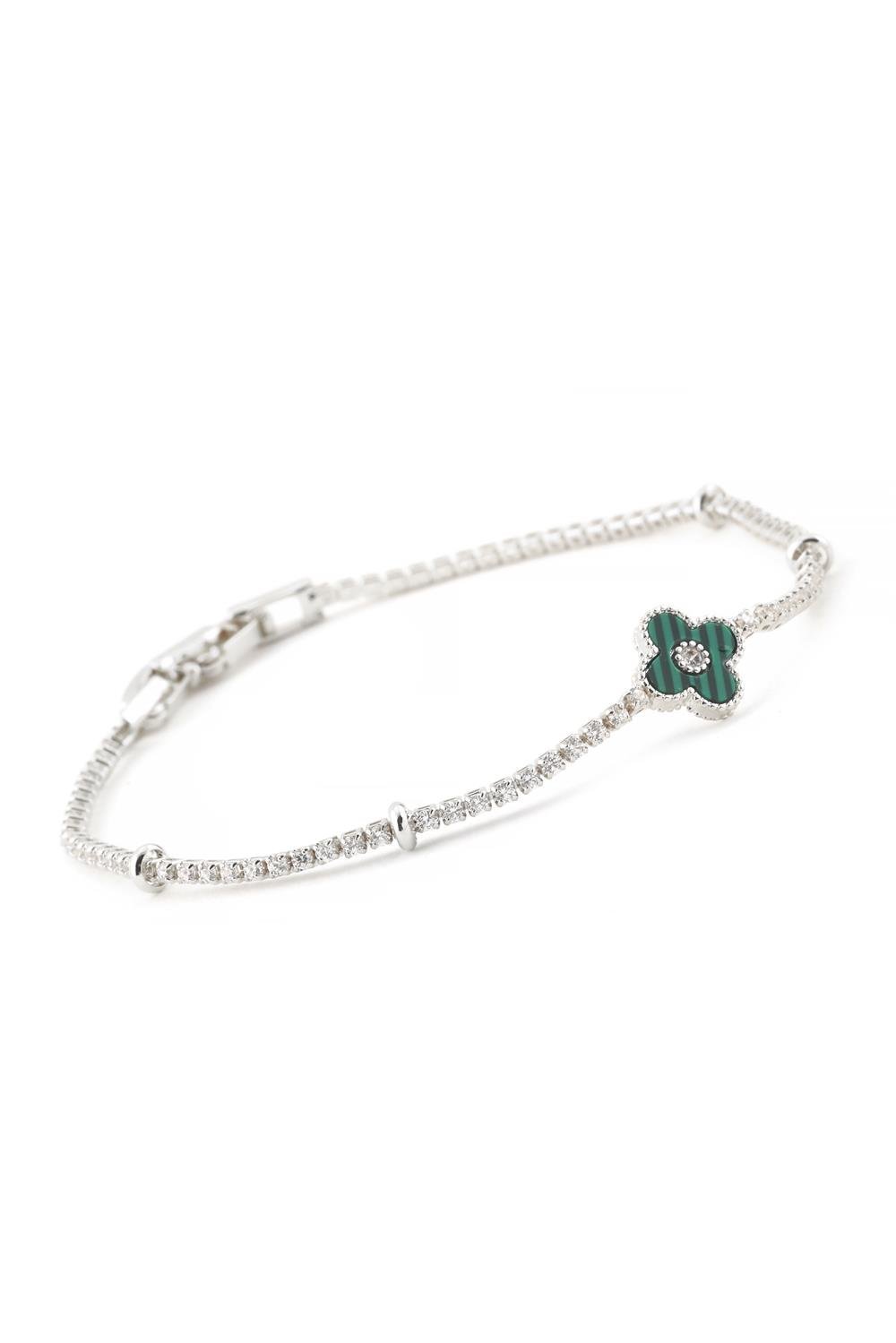 Yonca Detaylı Çelik Bileklik