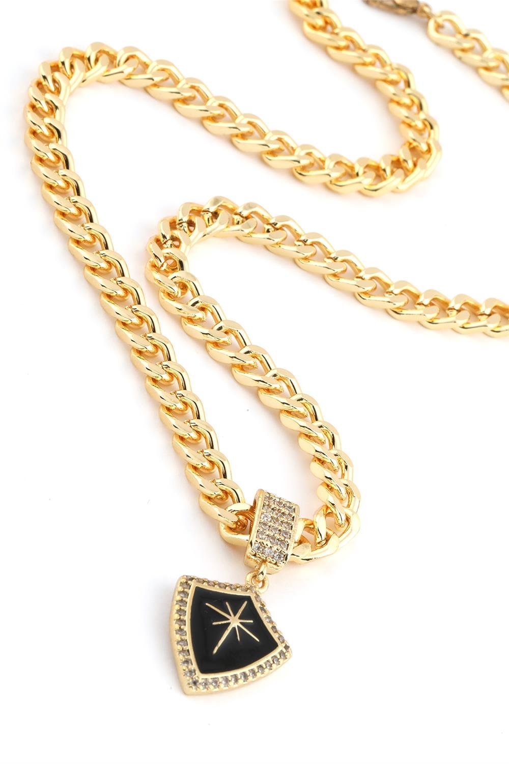 Gece Yıldızı Kalkan Kolye